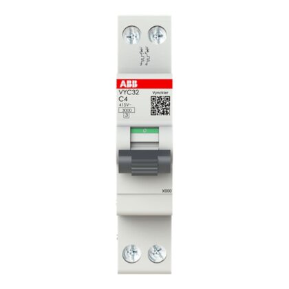 Vynckier (ABB) UNIBIS automaat VYC30 2P 4A Kurve C 3kA 2CSS232422R0044