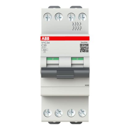 Vynckier (ABB) UNIBIS automaat VYC30 4P 20A Kurve C 3kA 2CSS234422R0204