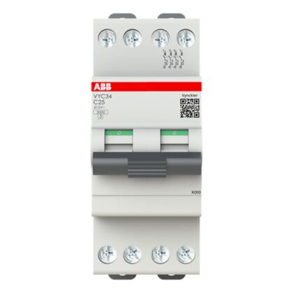 Vynckier (ABB) UNIBIS automaat VYC30 4P 25A Kurve C 3kA 2CSS234422R0254