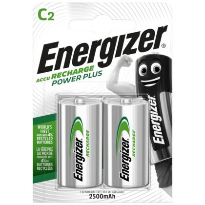 Energizer Batterij oplaadbaar Recharge Power Plus - C 2500mAh - blister 2 stuks 2/HR14