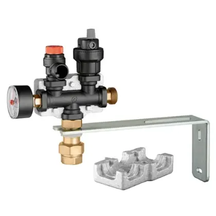 Caleffi 305 expansievatconsole met kunststof onderdelen 3/4 305503
