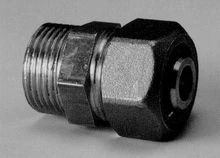 Begetube rechte klemkoppeling MF 26/3 Alu x 3/4 M - Alpex buis 307010756