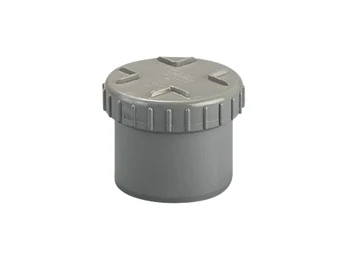 Wavin PVC lijm stop met schroefdeksel M 110 mm 3105111001