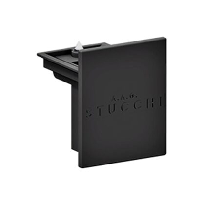 PIL OneTrack Eindkap met schroef zwart 310614