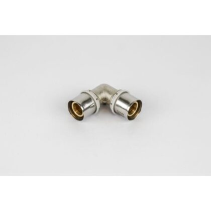 BEGETUBE Dubbele haakse Alpex perskoppeling - Ø32x3mm x 32x3mm FF - messing - hoek 90° 318006666