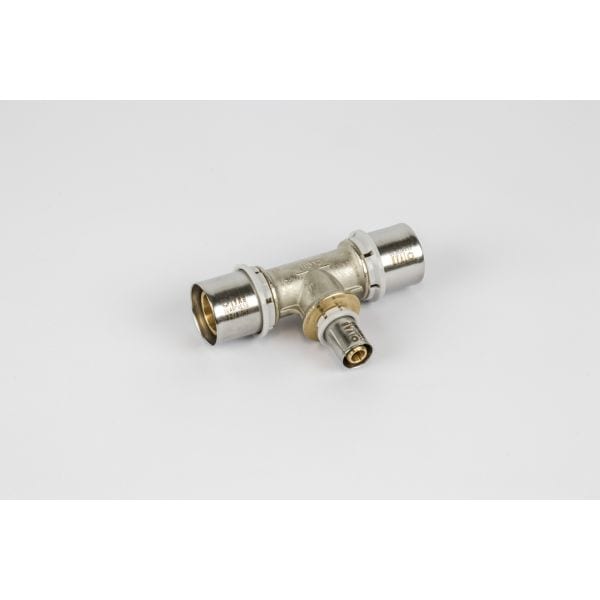 BEGETUBE Alpex Perskoppeling - T-stuk - Ø32x3mm x Ø16x2mm x Ø32x3mm FFF - messing 328186666