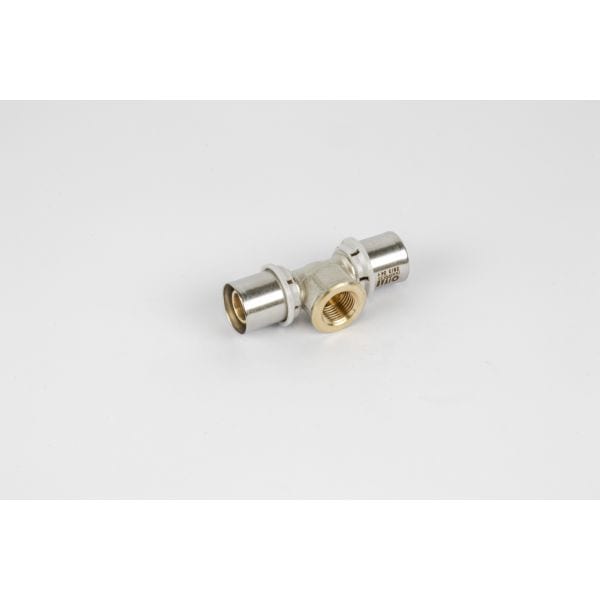 BEGETUBE Alpex Perskoppeling - T-stuk binnendraad - 26x3mm x 1/2'' V x 26x3mm - messing 338265656