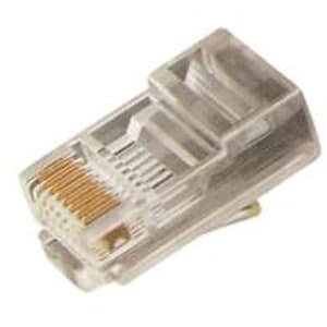ELIMEX Mannelijk RJ45 stekker met geleider - Voor ronde UTP-kabel - Cat. 5E - 10 stuks 34456