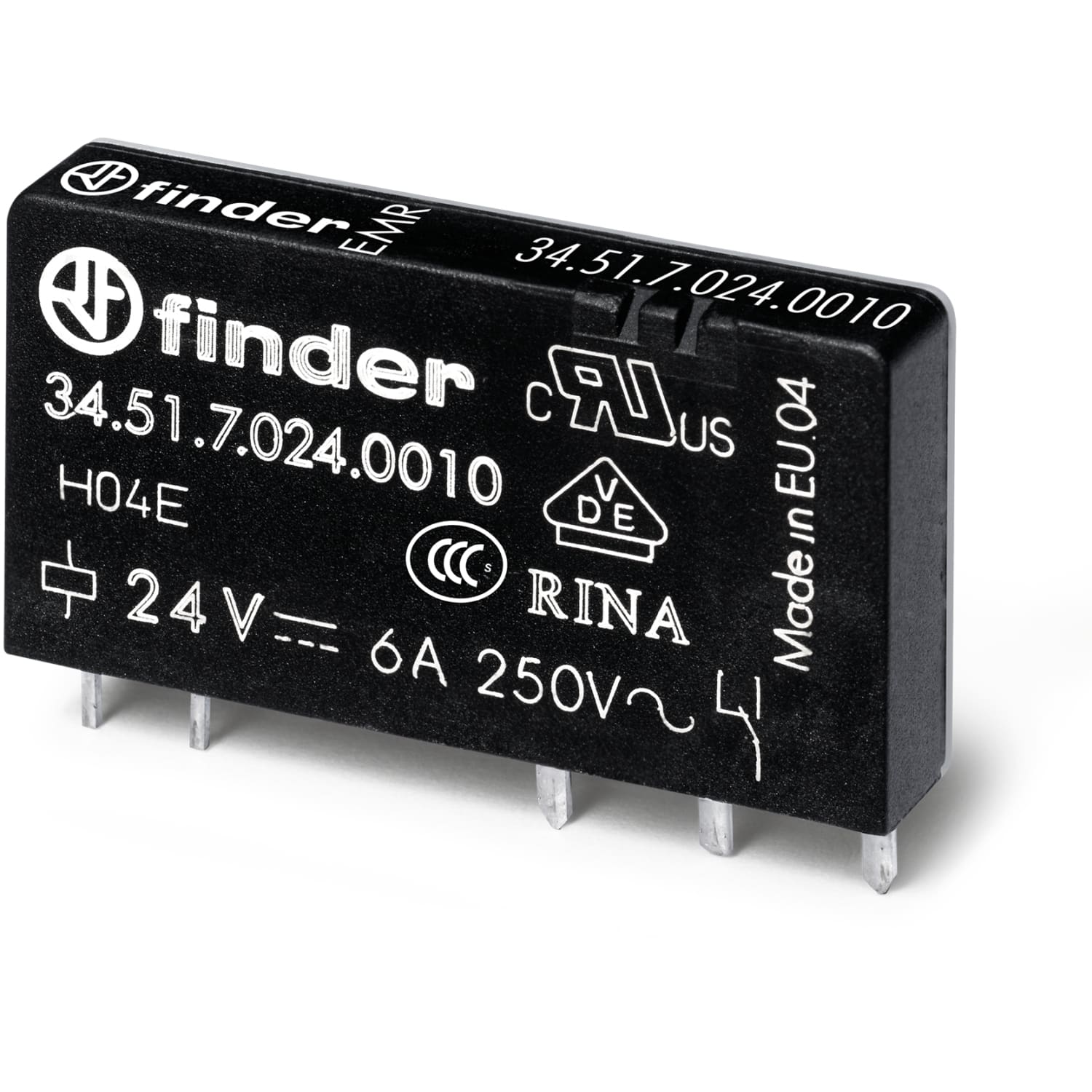 FINDER Elektromechanische uitvoering - AgNi