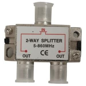 ELIMEX Antenne 2-weg splitter - F Connectoren - 1 IN / 2 UIT 37285