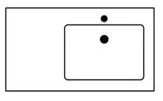 Sleurs Flex wastafelblad met 1 waskom rechts 1200 x 500 x 15 mm - zonder kraangat - zonder overloop - wit mat 3TAFL120MA50R