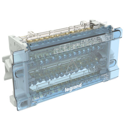 LEGRAND Modulaire verdeelklem 4P 125A - 16 aansluitingen met schroeven - 20kA - 10 mod. 400410