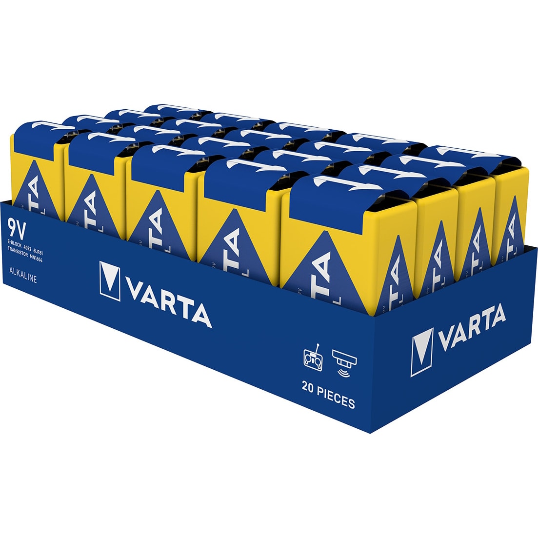VARTA Batterij ALKALINE INDUSTRIAL PRO - 9V - 6LR61 - 1 stuk 4022.211.111