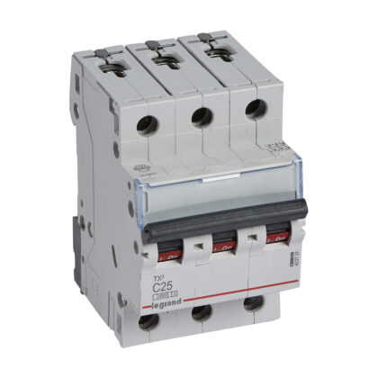 LEGRAND Automaat TX³ 3kA 3P C25 400V - 3 modules 403128