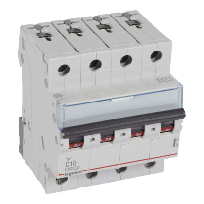 LEGRAND Automaat TX³ 3kA 4P C10 400V - 4 modules 403135