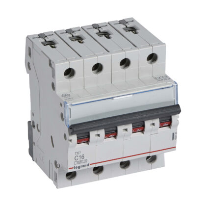 LEGRAND Automaat TX³ 3kA 4P C16 400V - 4 modules 403136