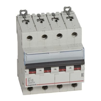 LEGRAND Automaat DX³ 6000A/10kA 4P B16 400V - 4 modules 407624