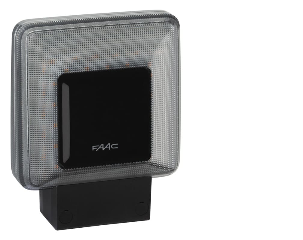 FAAC XLED : LED-waarschuwingslamp met interne antenne voor 433-868Mhz zenders 410029