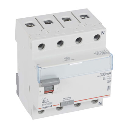 LEGRAND Differentieelschakelaar TX³ 4P 300mA 40A Type A-S - 4 modules 411947