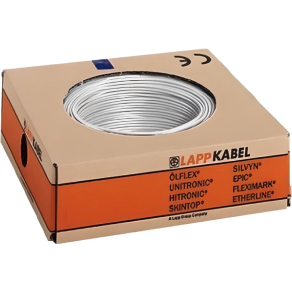 LAPP CABLE VTBs H05V-K draad pvc soepel 500v Eca 70°c wit 0