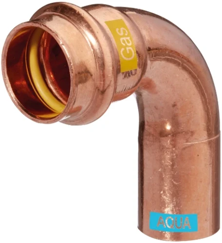 Combiline Aquagas inschuif bocht 90° MF 15 x 15 mm (V-profiel) 452101515