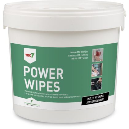 TEC 7 Reinigingsdoekjes POWERWIPES - dispenser 150 stuks 467035000
