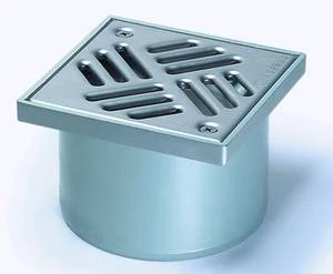 Kessel System 125 opzetstuk 125 mm - 150 x 150 mm - rooster - klasse K3 geschroefd 48950