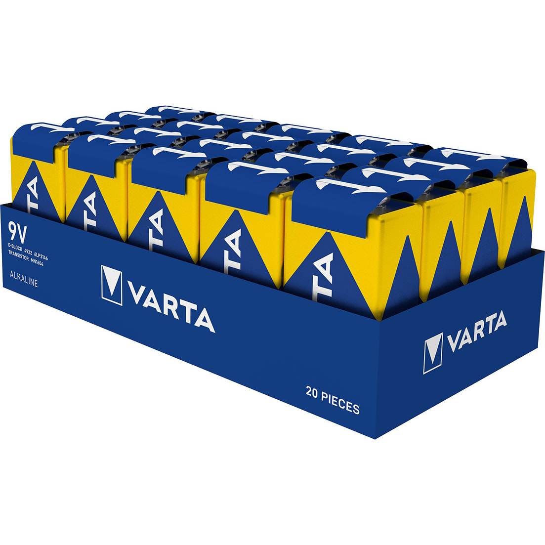 VARTA Batterij ALKALINE LONGLIFE POWER - 9V - 6LP3146 MN1604 - 1 stuk 4922.121.111