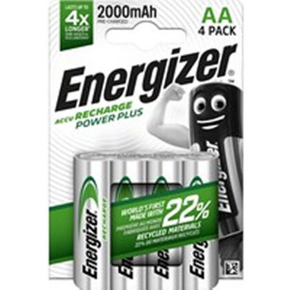 Energizer Batterij oplaadbaar Recharge Power Plus - AA 2000mAh - blister 4 stuks 4HR6PP2000