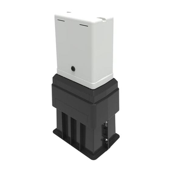 Vynckier (ABB) Voetpadkast EH1 IK09 853x385x270mm IP20 geventileerd voor kabelverdeling 4TBE841037C0100