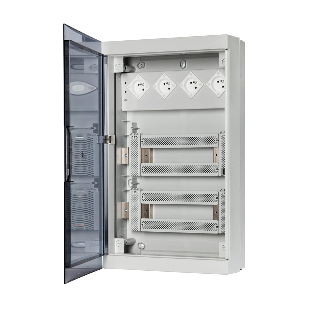 Vynckier (ABB) Verdeelkast Fix-o-Rail 150 Media 54M 3R IP40 600x355x150mm 4TBR651723C0200