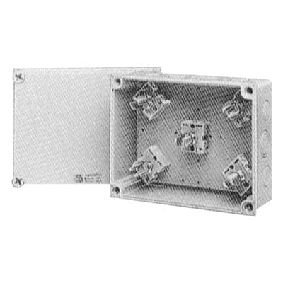 Vynckier (ABB) Aansluitdoos Series 55 25mm² met klemmen metrische kabelwartels opbouw 4TBS555156C0200