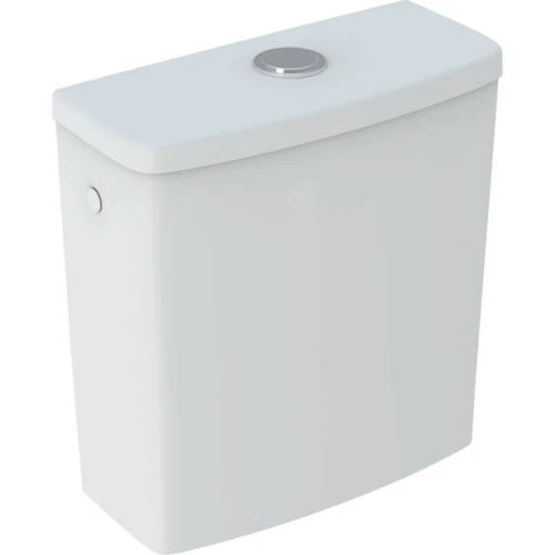 Geberit Selnova Square spoelreservoir - wit - toevoer L/R - met 2 spoeltoetsen 500.267.01.1