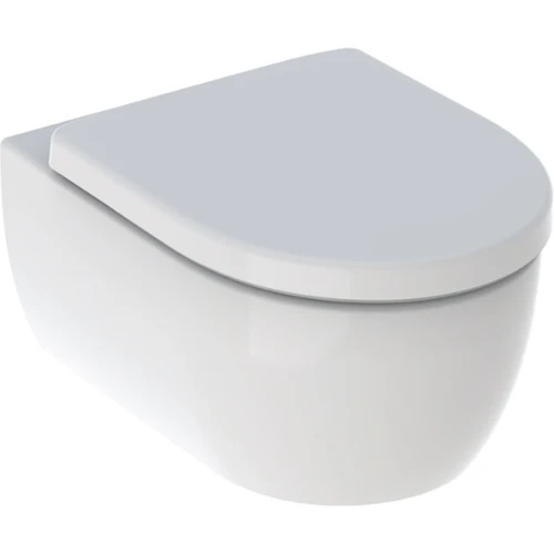 Bow by Geberit hangtoilet PACK Rimfree (hangtoilet + zitting softclose) zonder spoelrand - wit - 355 x 530 mm 501.979.01.1