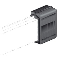 ZUCCHINI Zucchini eindsluitkap IP 55 stroomrails 160/250/315 A 50403101