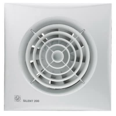 SOLER EN PALAU Toilet/badkamerventil. SILENT - 180m³/u - REGELBARE TIMER 5210425400