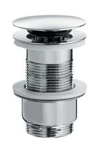 Linea Beta Busi & Cane afvoerplug 5/4 x 42 mm - click-clack - chroom - zonder overloop 53994.29