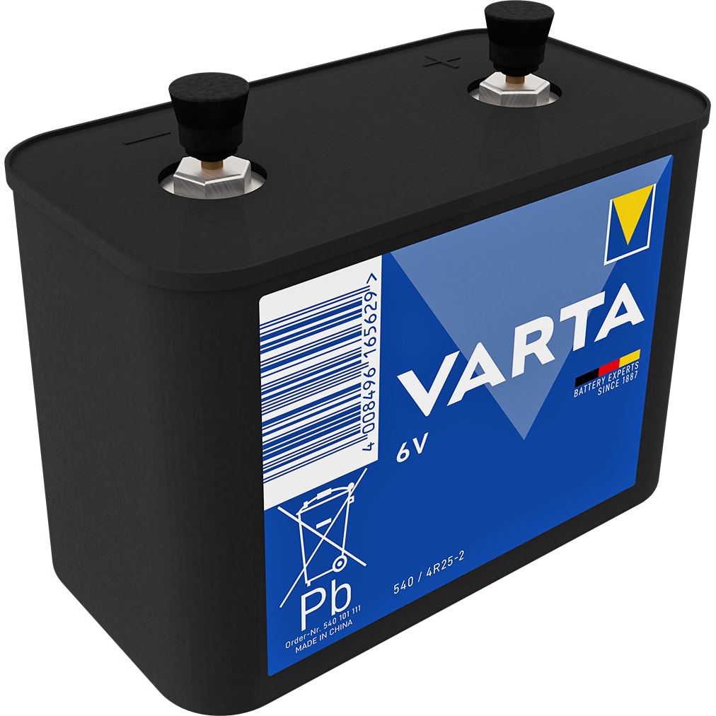 VARTA Blokbatterij 4R25-2 - 6V 19000mAh ZnCl - blister 1 stuk 540.101.111