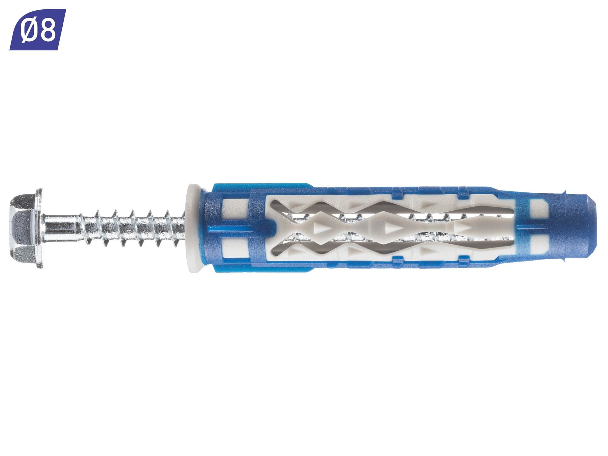 SPIT Universele pluggen ColorTech 8x50mm met schroef - 50 stuks 565192