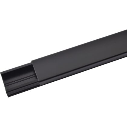 LEGRAND Lijst 32 x 12.5 zwart  L2.1m met deksel +beschermingsfilm 601026