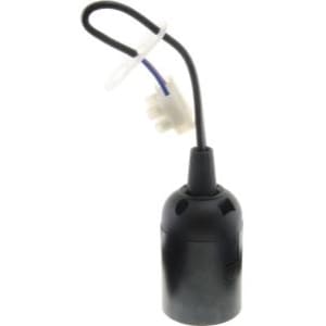 ELIMEX E27 lamphouder + Hangplaat + Aansluitklem - HO3VVH2-F - Zwart - 24cm 60250
