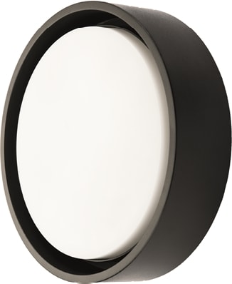 SG Lighting FRAME ROUND ZWART LED 3000K + SENSOR 605053