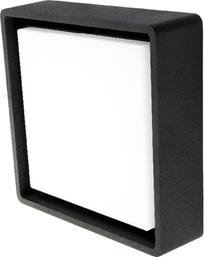SG Lighting FRAME SQUARE ZWART LED 3000K + SENSOR 605253