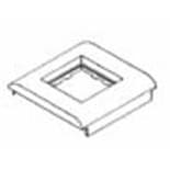 REHAU SIGNO PROFILA Afdekraam Module 45 1-voudig RAL9010 6121252