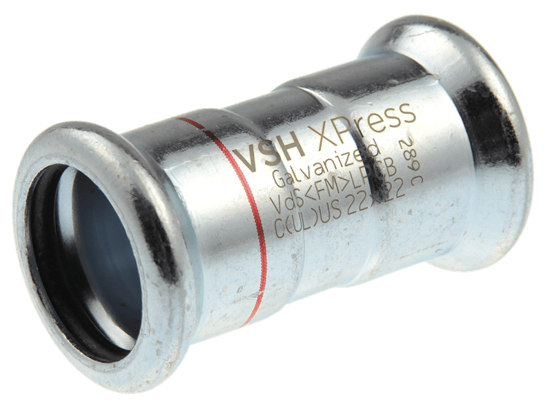 AIPS XPress Staalverzinkt rechte koppeling FF 28(C1401) - (pr/st) 6201393