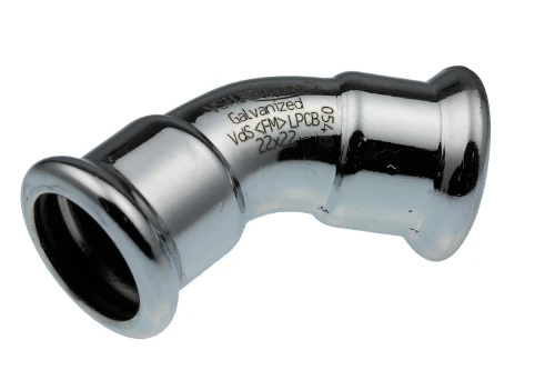 VSH Xpress staal verzinkt bocht 45° FF 18 x 18 mm 6201712