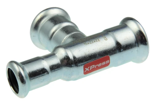 VSH Xpress staal verzinkt verloop T-stuk FFF 22 x 22 x 15 mm 6206741