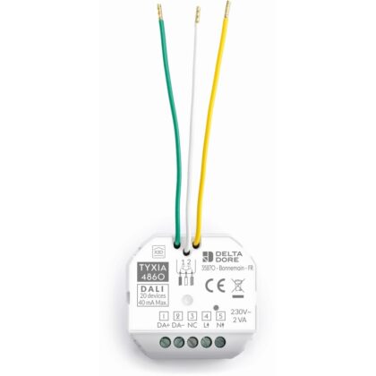 DELTA DORE Tyxia 4860 | RF micromodule-ontvanger DALI controller - Inbouwmontage 6351418