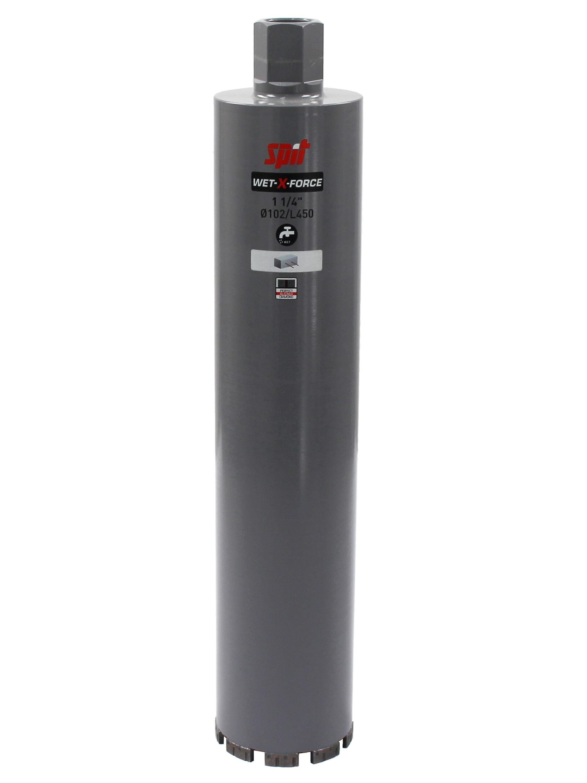 SPIT WET-X-FORCE diamantboor 1''1/4 Ø 62mm x 450mm 654723