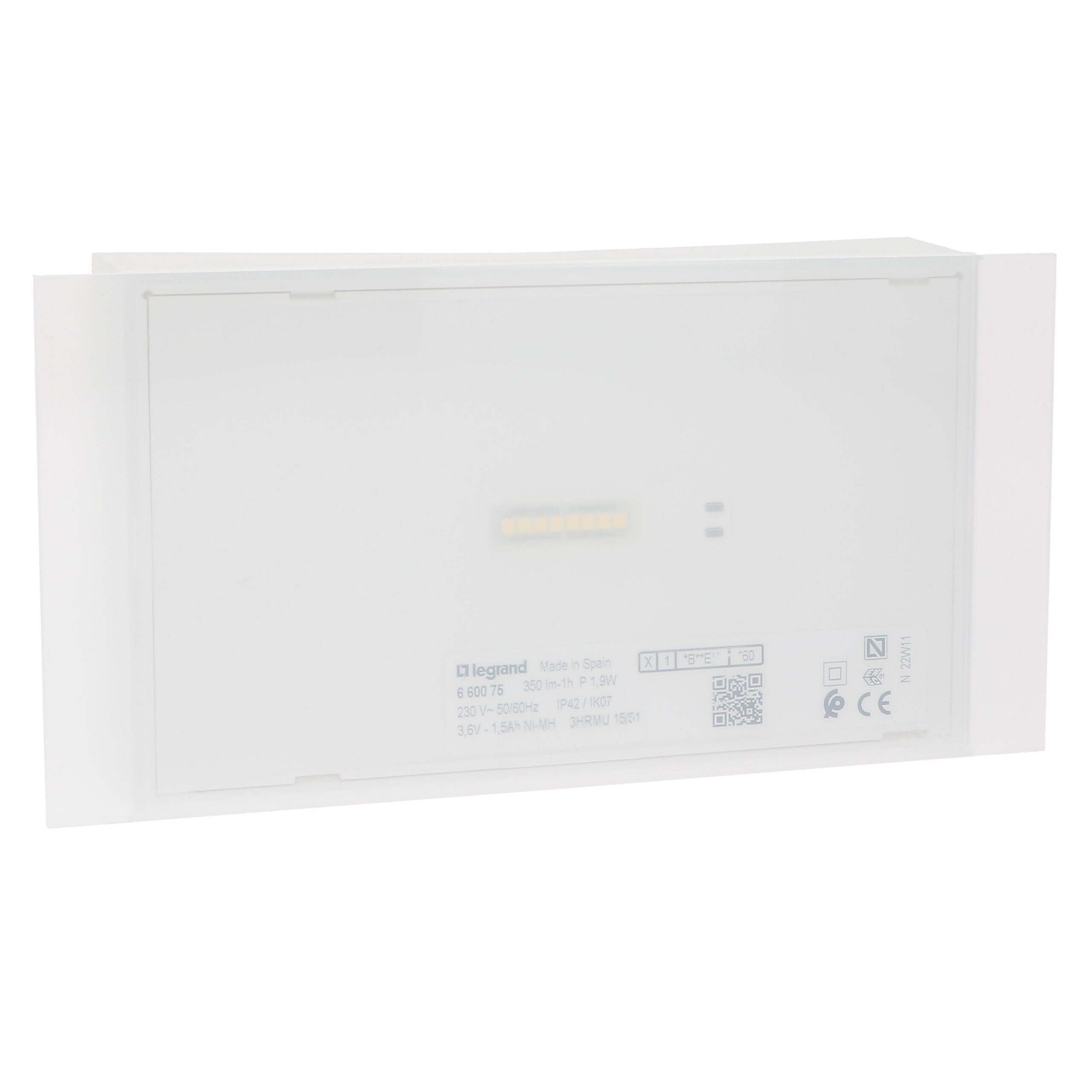 LEGRAND X-Light 180 - P/NP-1h-350lm IP42 - standaard 660075